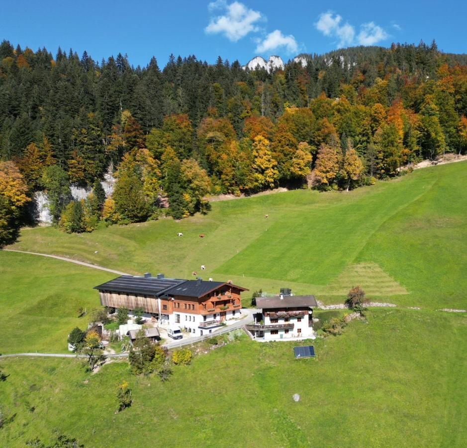 Biobauernhof Schneiderbauer Apartment Unken Exterior photo